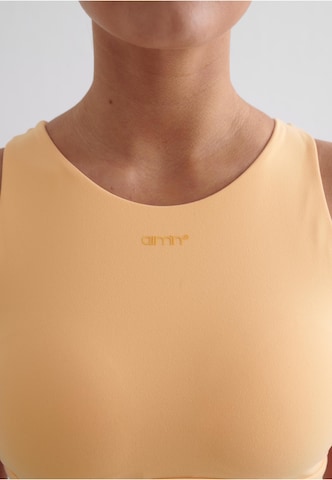Bustier Soutien-gorge de sport 'Sense' Aim'n en orange