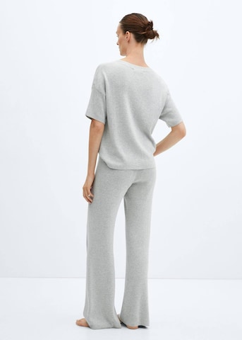 MANGO Pajama Shirt in Grey
