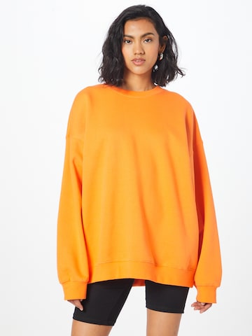WEEKDAY Sweatshirt in Oranje: voorkant