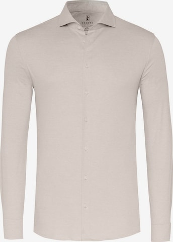 Chemise DESOTO en beige : devant