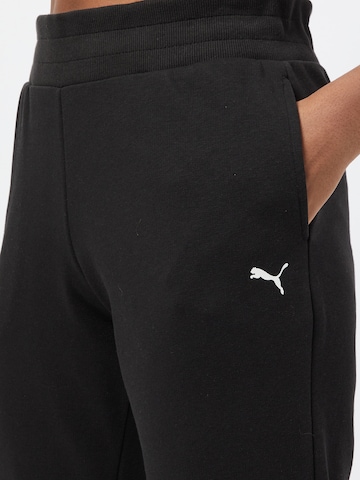 Effilé Pantalon de sport 'ESSENTIAL' PUMA en noir