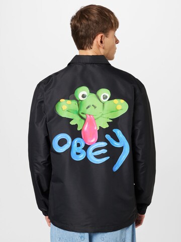 Obey Tussenjas 'Froggy' in Zwart