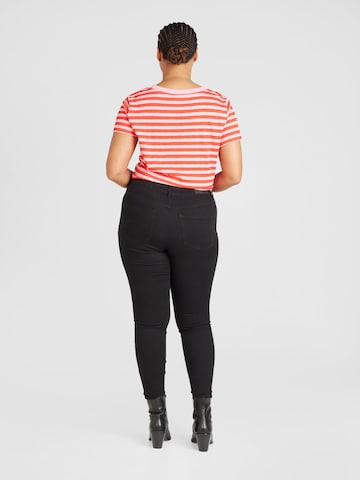 Slimfit Jeans 'Sophia' de la Vero Moda Curve pe negru