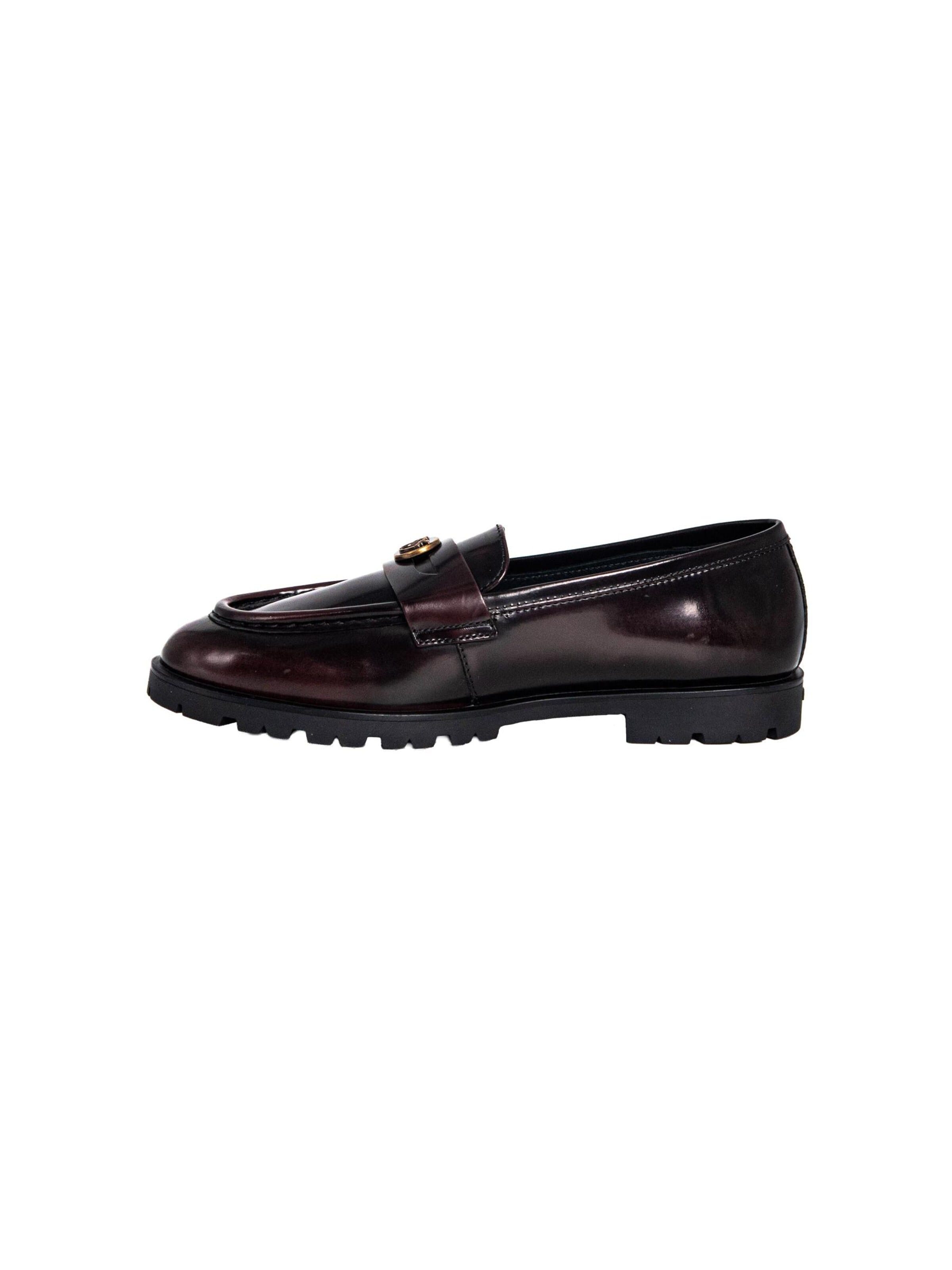 PINKO - Mocasines 'PINKO NORA 07 MOCASSINO CALF LEATHER Scarpe' en rojo: frente