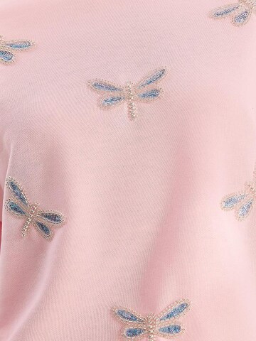 Felpa di Bianco Lucci in rosa