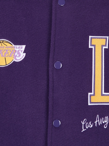 Mitchell & Ness Prechodná bunda 'LA LAKERS' - fialová