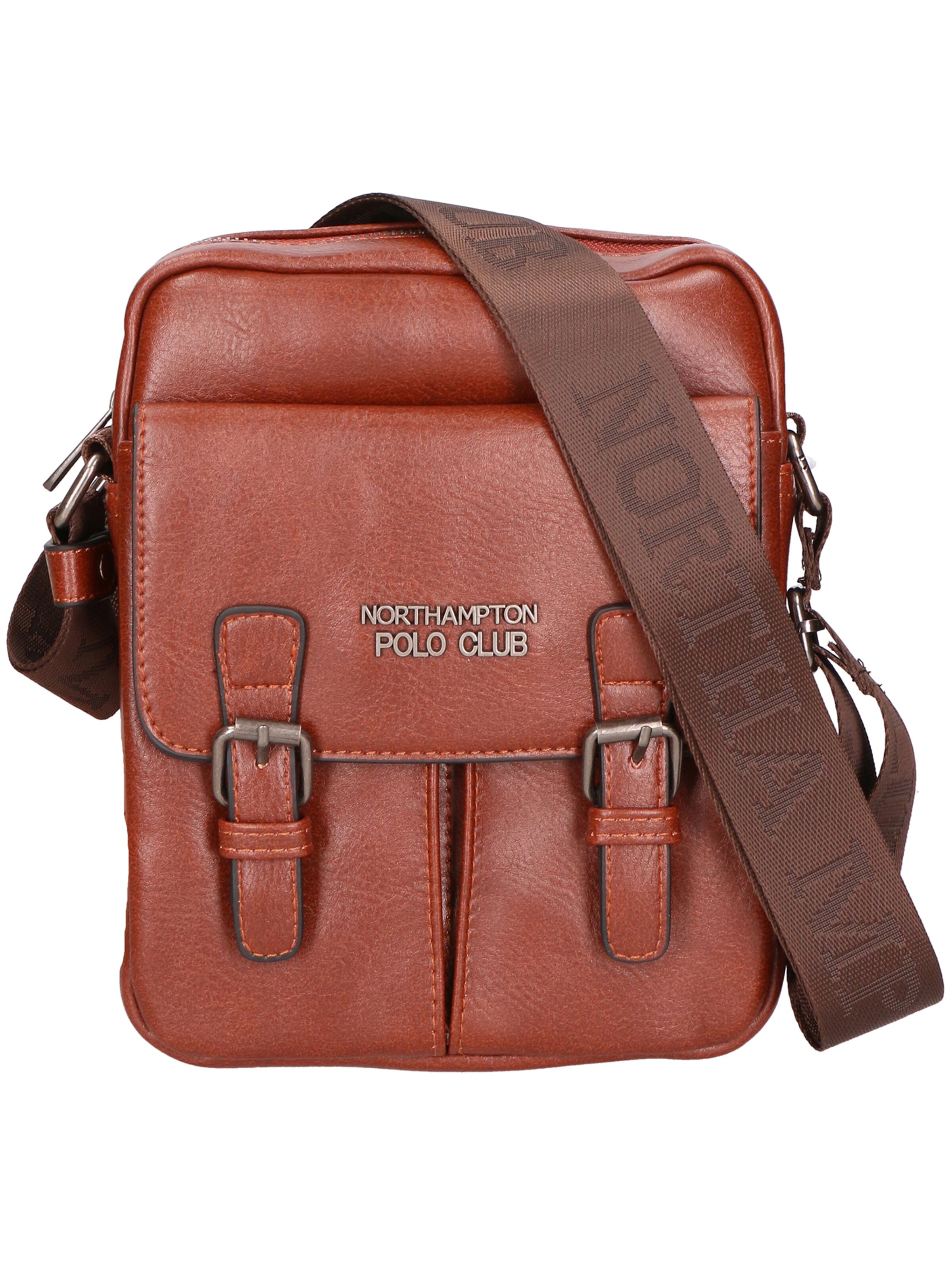 Northampton Polo Club Umhängetasche in Braun: Vorderseite