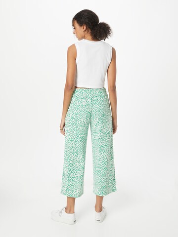 ICHI Boot cut Pleat-Front Pants 'IHKate' in Green