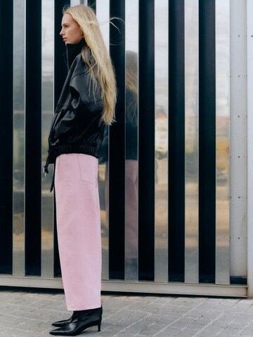 Pull&Bear Barrel Jeans in Pink