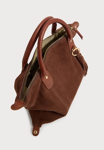 Harbour 2nd - Bolso de mano 'Sofia' en marrón: arriba