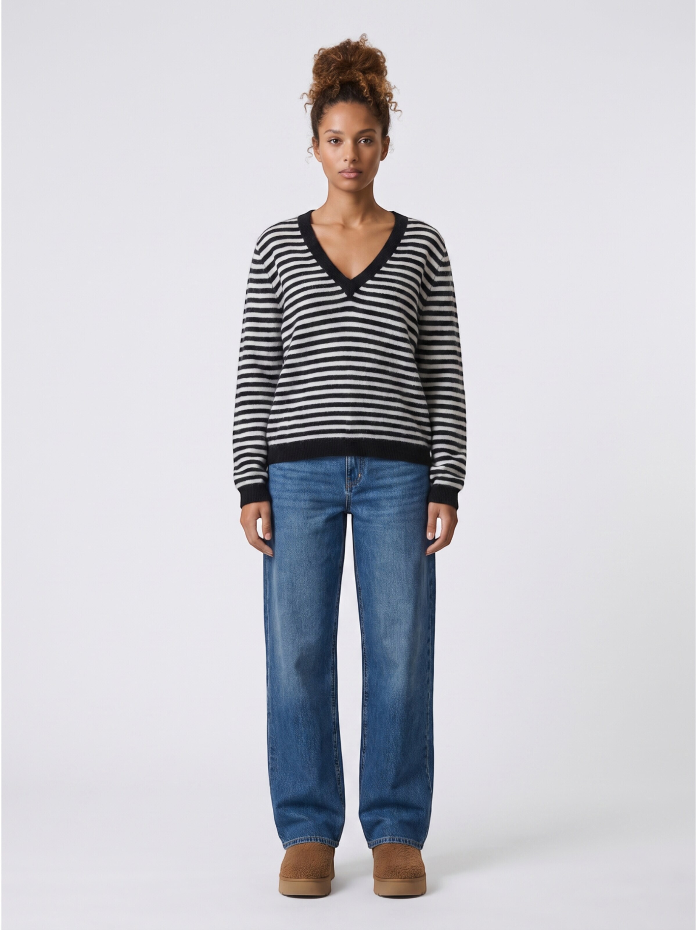 americandreams Pullover 'Christy Cashmere' in Schwarz