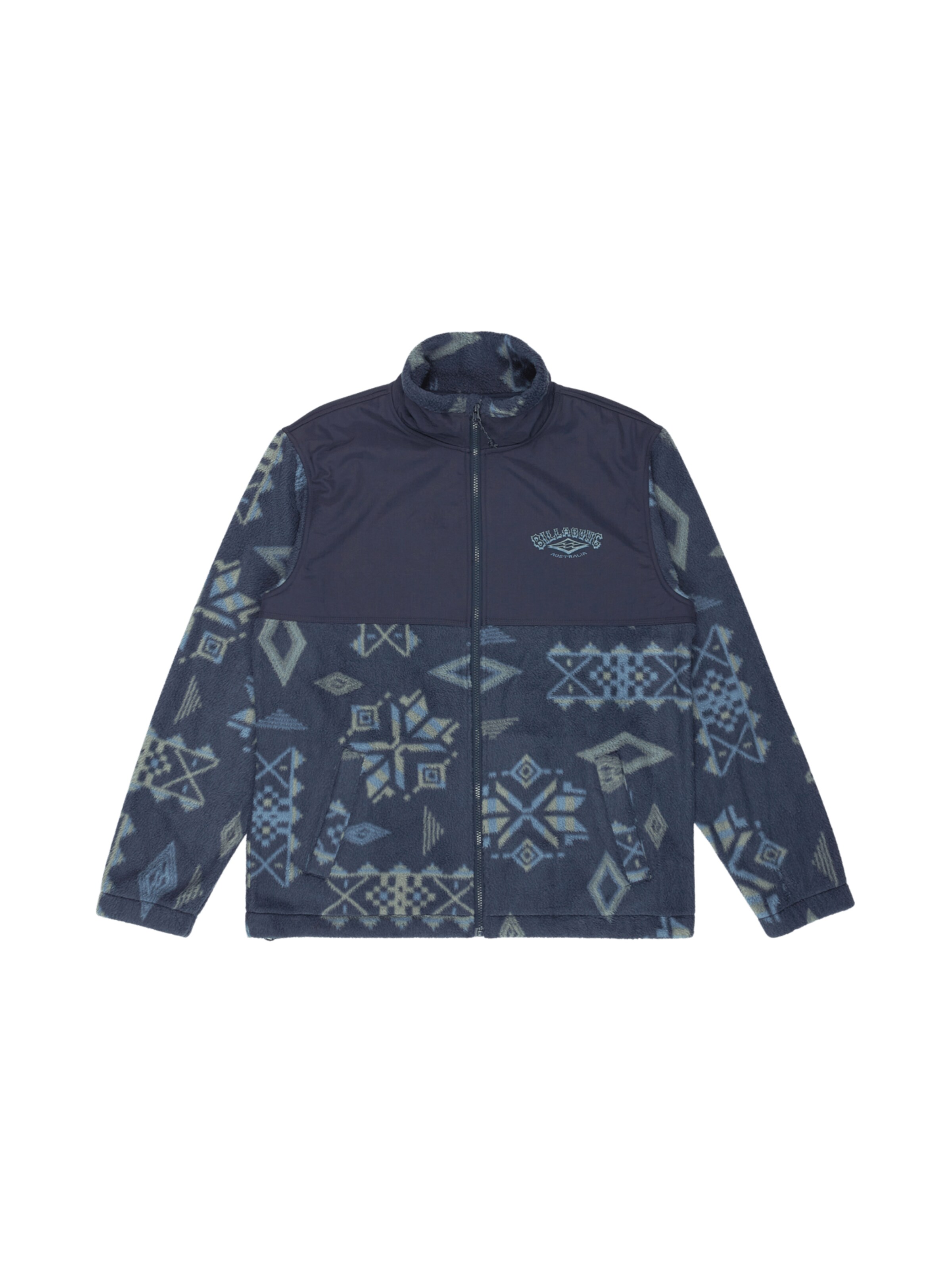 BILLABONG Fleece Jacket 'Adventure Division' in Blue: front