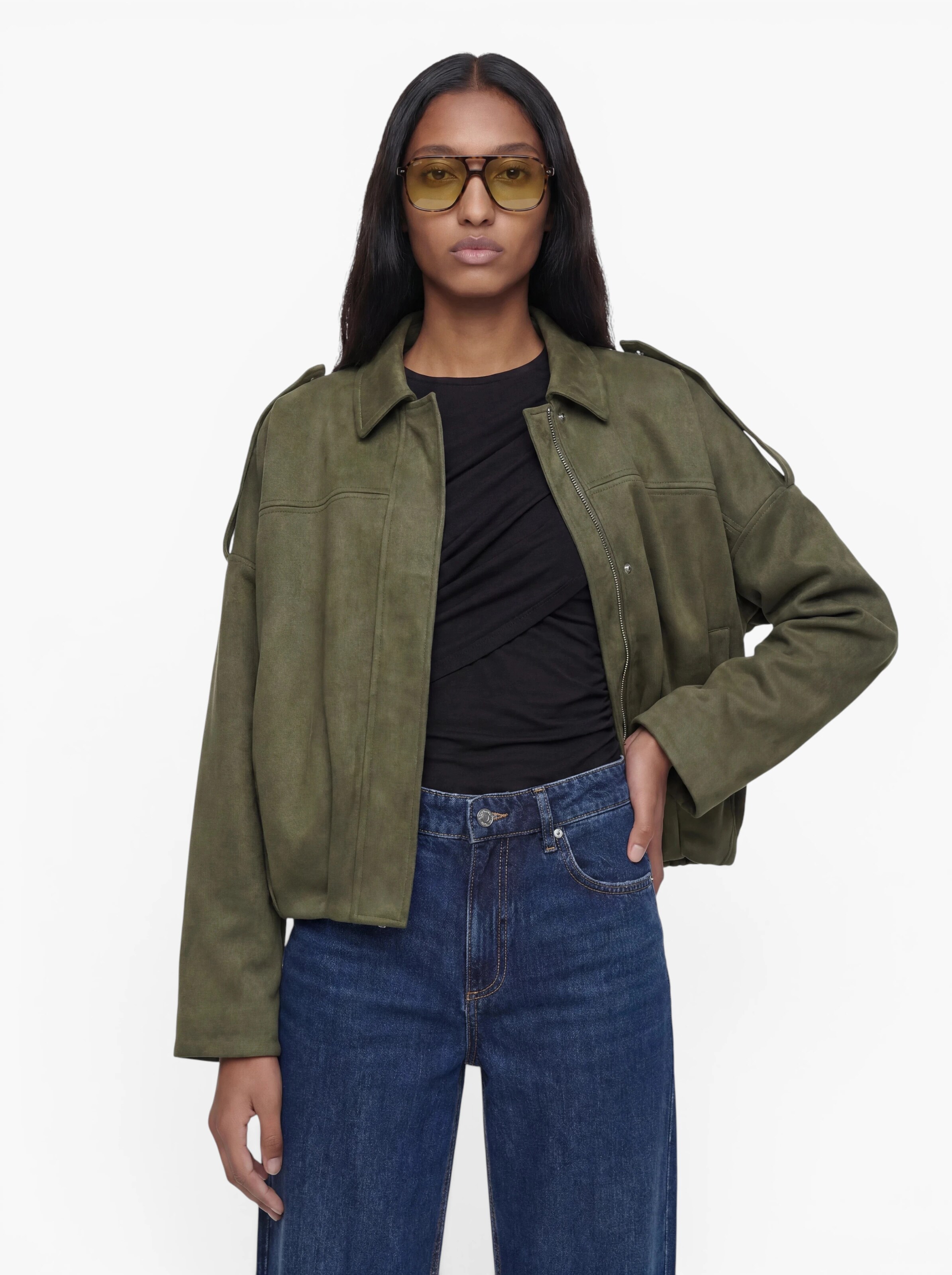 ONLY Between-season jacket 'ONLMoon-Stina' in Green
