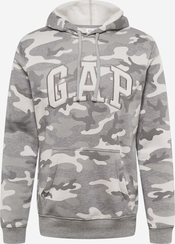 GAP Sweatshirt 'HERITAGE' in Grey: front