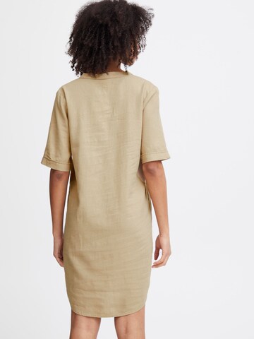 ICHI Jurk ' LINO ' in Beige