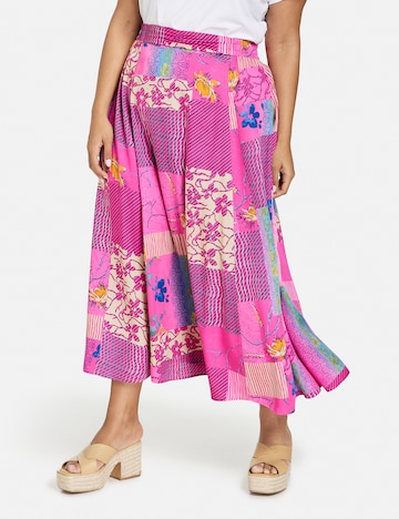 SAMOON Skirt in Pink: front