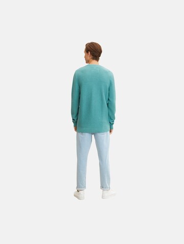 TOM TAILOR Sweater in Green