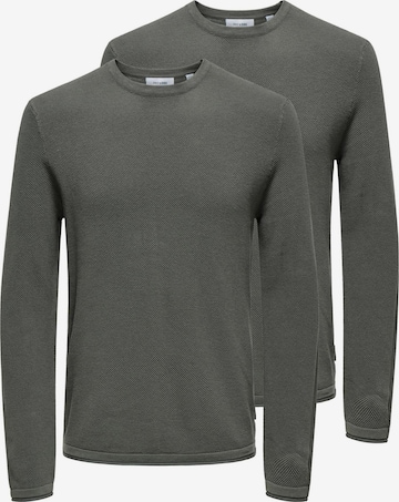 Only & Sons Pullover 'Felix' in Grau: Vorderseite