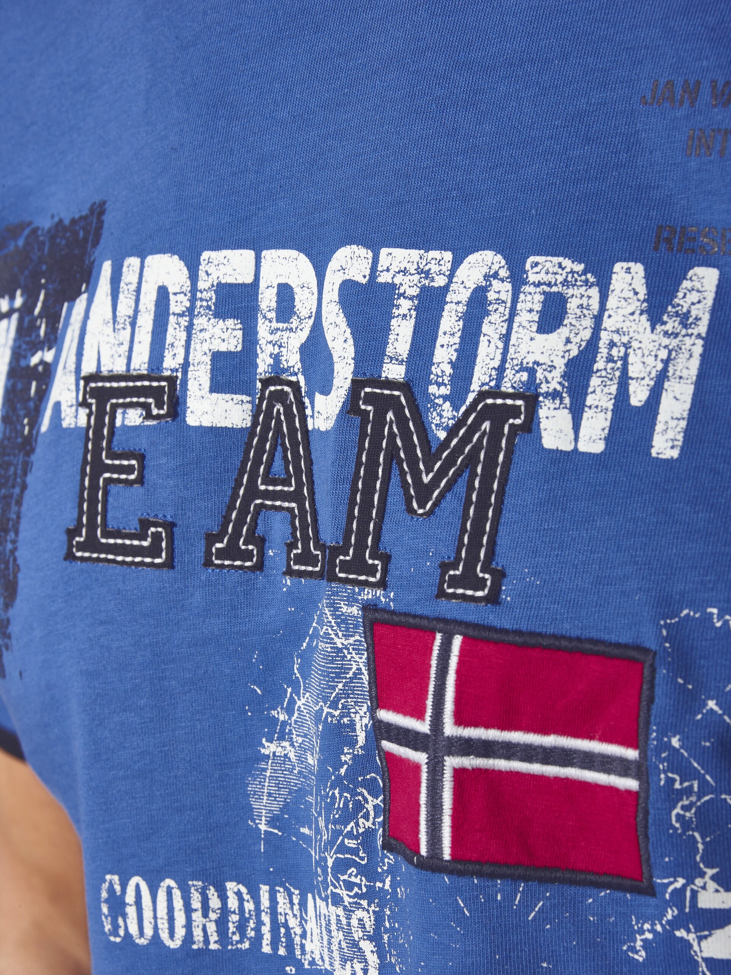 Jan Vanderstorm Shirt ' Sölve ' in Blue