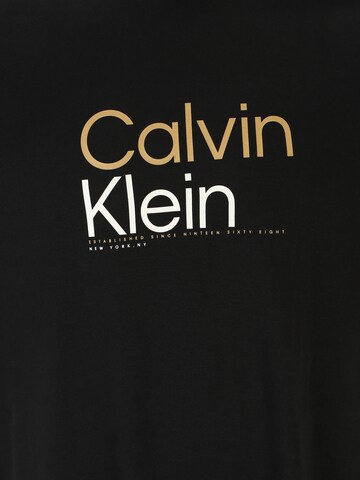 Maglietta di Calvin Klein Big & Tall in nero