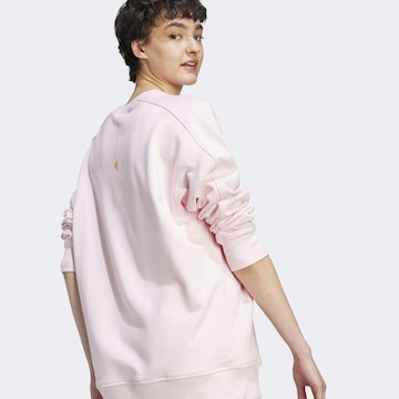 Felpa sportiva di ADIDAS BY STELLA MCCARTNEY in rosa: frontale