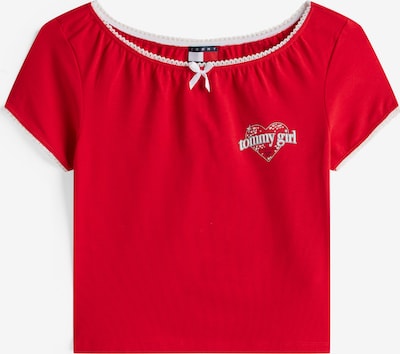 Tommy Jeans Majica u crvena / crna / bijela, Pregled proizvoda