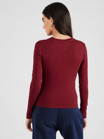 Tommy Jeans Shirt 'ESSENTIAL' in Purple