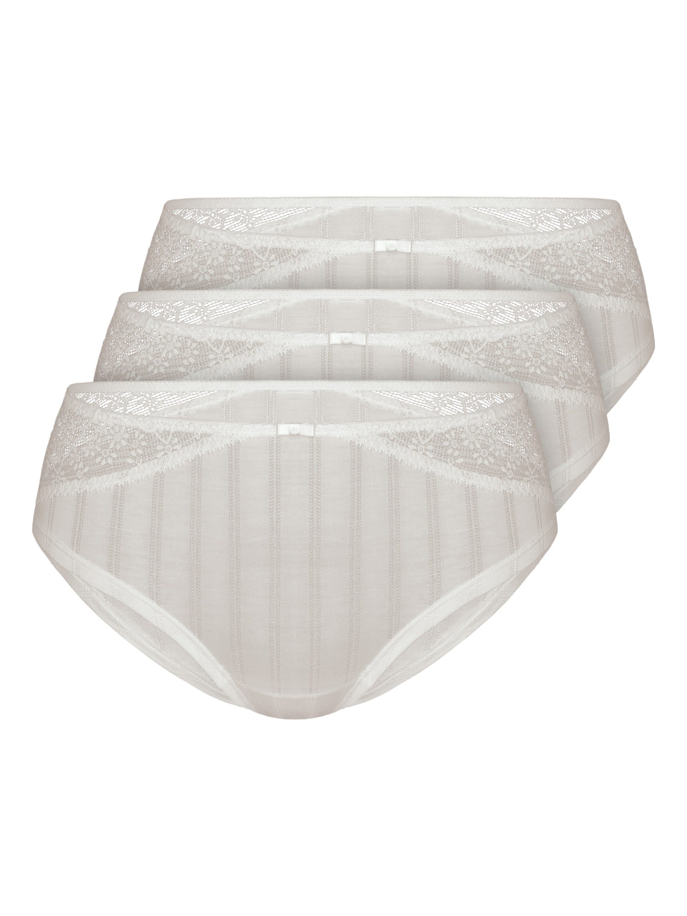 sassa Boyshorts 'Natural Stripe' in Beige: front