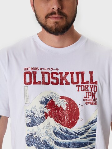 Oldskull Shirt 'Asian Big W' in Wit