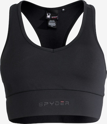 Spyder Sport-BH in Schwarz: predná strana