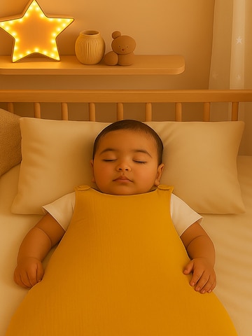 Sac de couchage 'Organic Cotton Winter Sleeping Bag' PAPATE en jaune