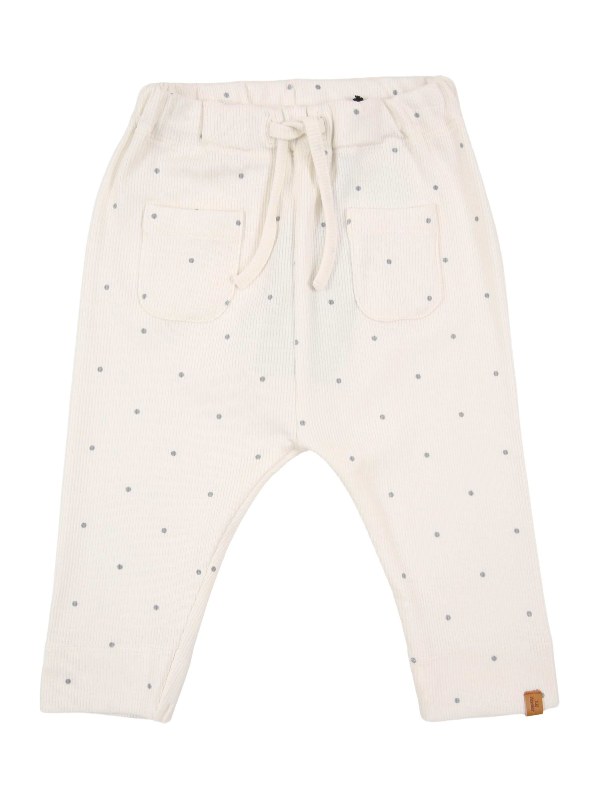 Lil'Atelier Loose fit Pants 'NBMGAGO' in White: front