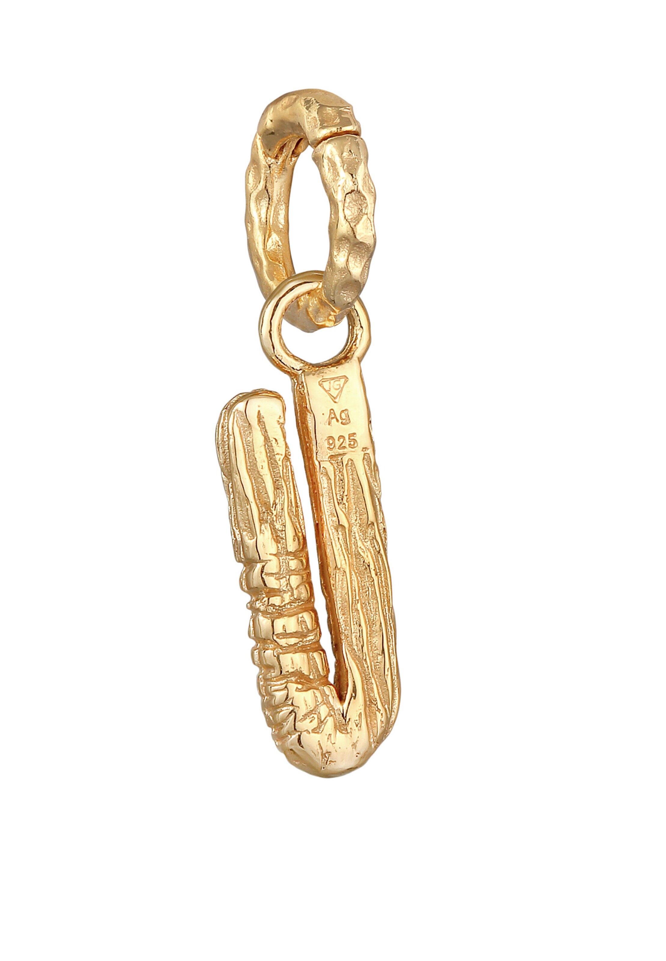 ELLI Anhänger 'Buchstabe - U' in Gold
