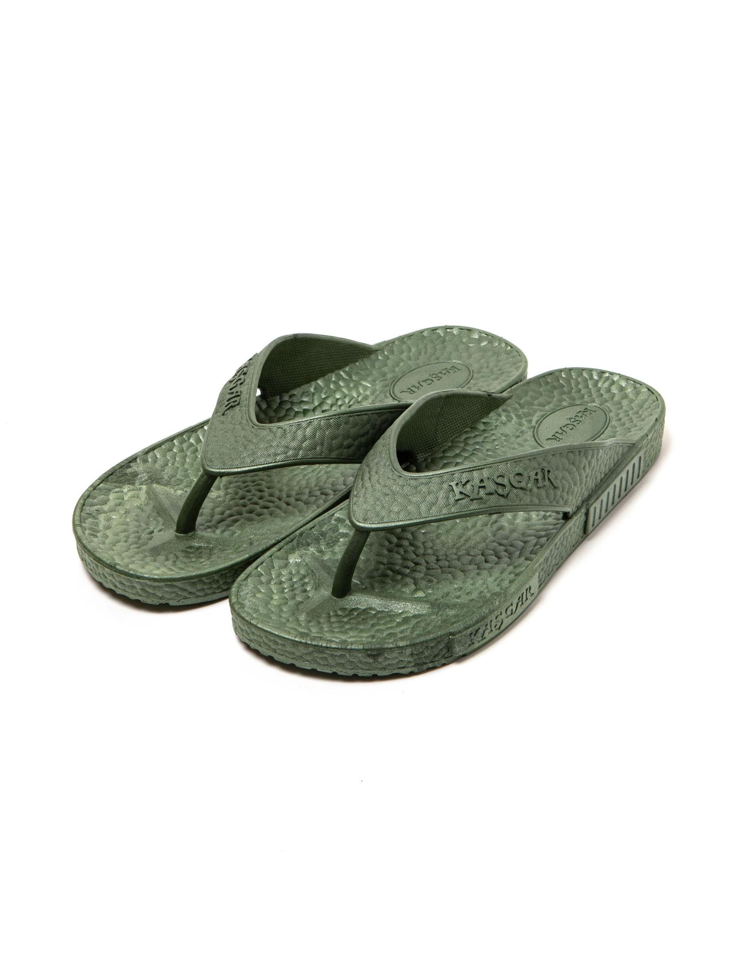 Brasileras - Zapatos para playa y agua 'Gummix' en verde