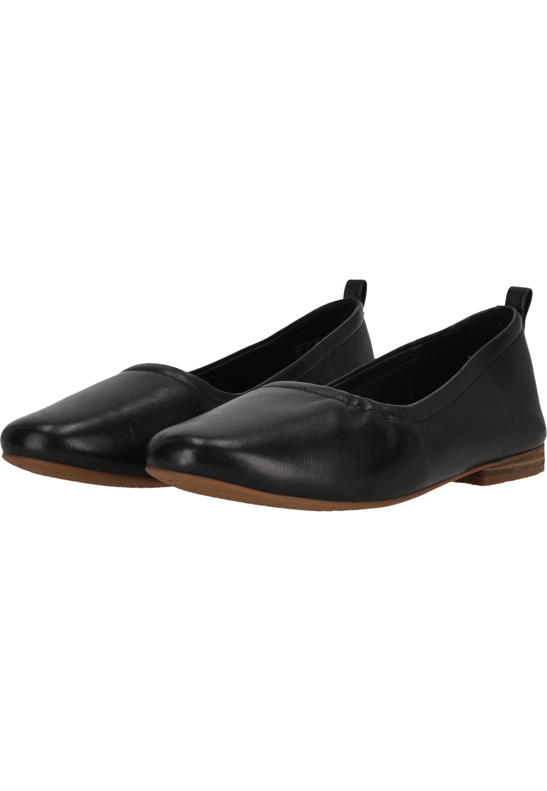 CLARKS Ballerina 'Fawna Soft' in Zwart