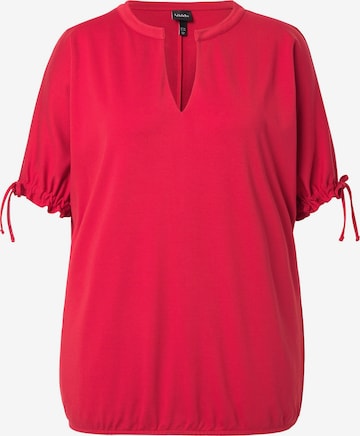 Ulla Popken Blouse in Rood: voorkant
