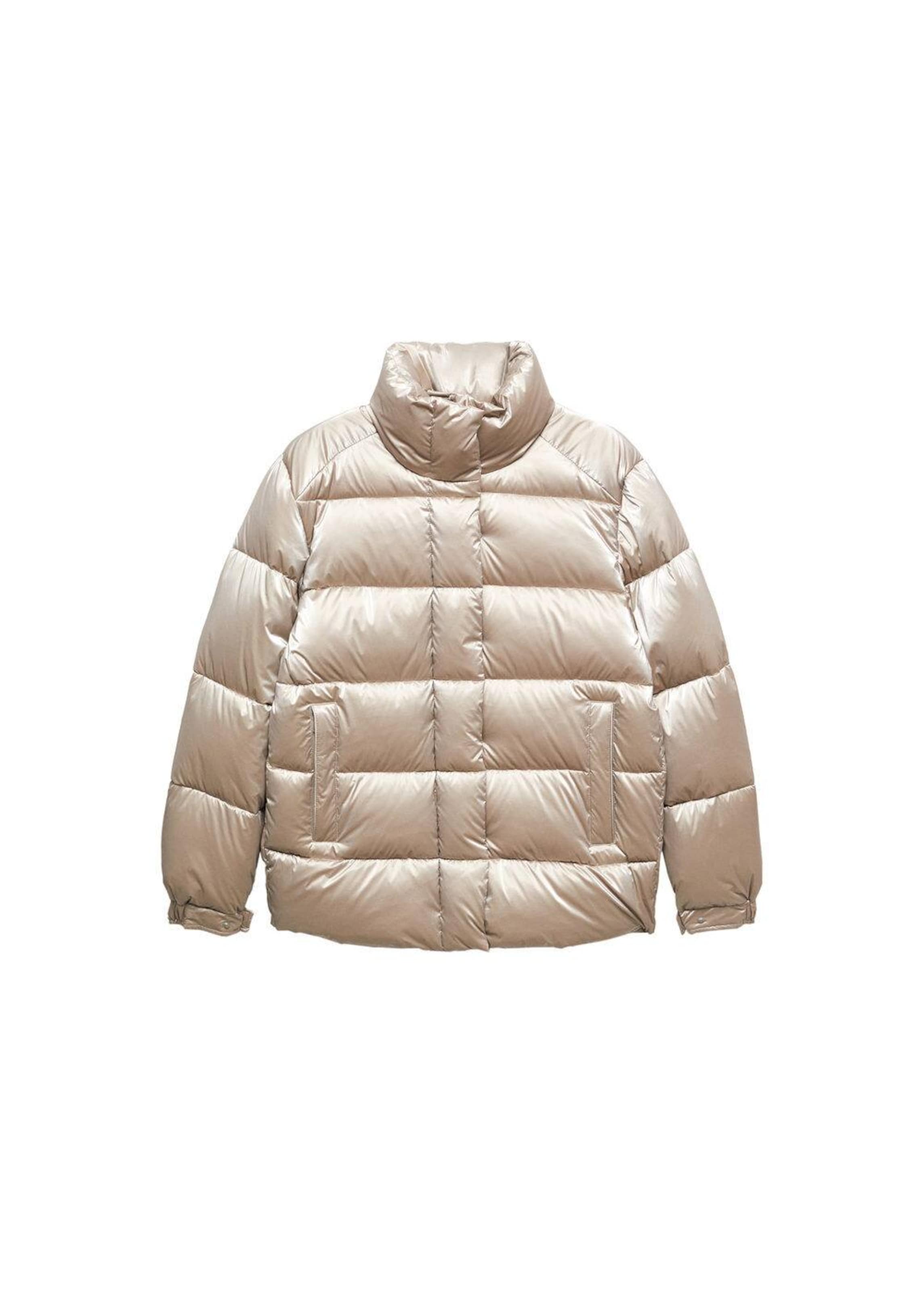 MANGO Jacke 'Snowy' in Beige: Vorderseite
