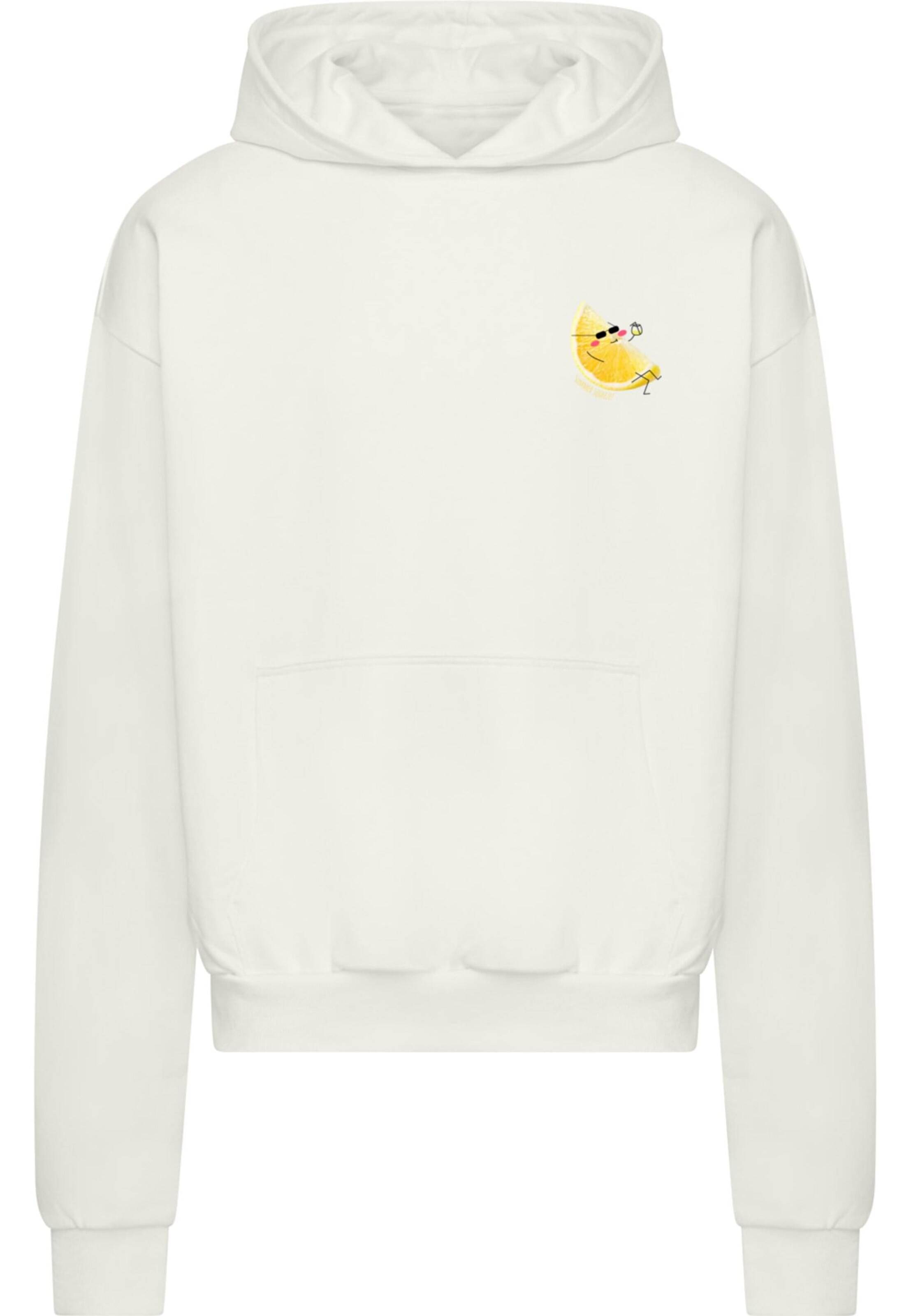 Merchcode Sweatshirt 'Summer Squeeze' in Beige: Vorderseite