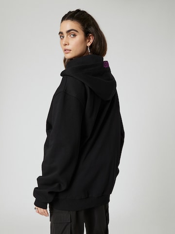 About You x Nils Kuesel Sweat jacket 'Milo' in Black