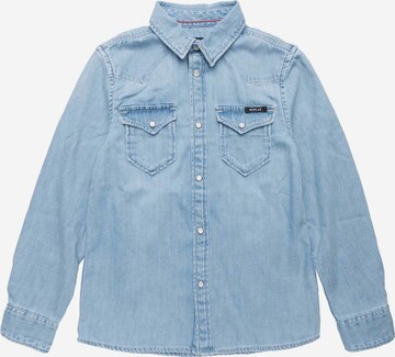 Coupe regular Chemise REPLAY & SONS en bleu : devant