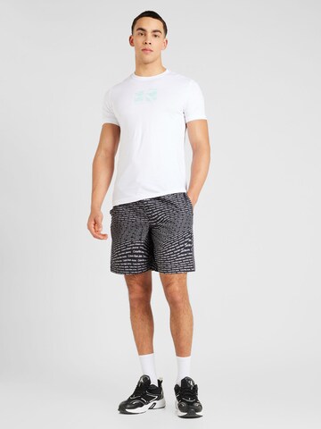 Calvin Klein Jeans Regular Shorts 'AOP' in Schwarz