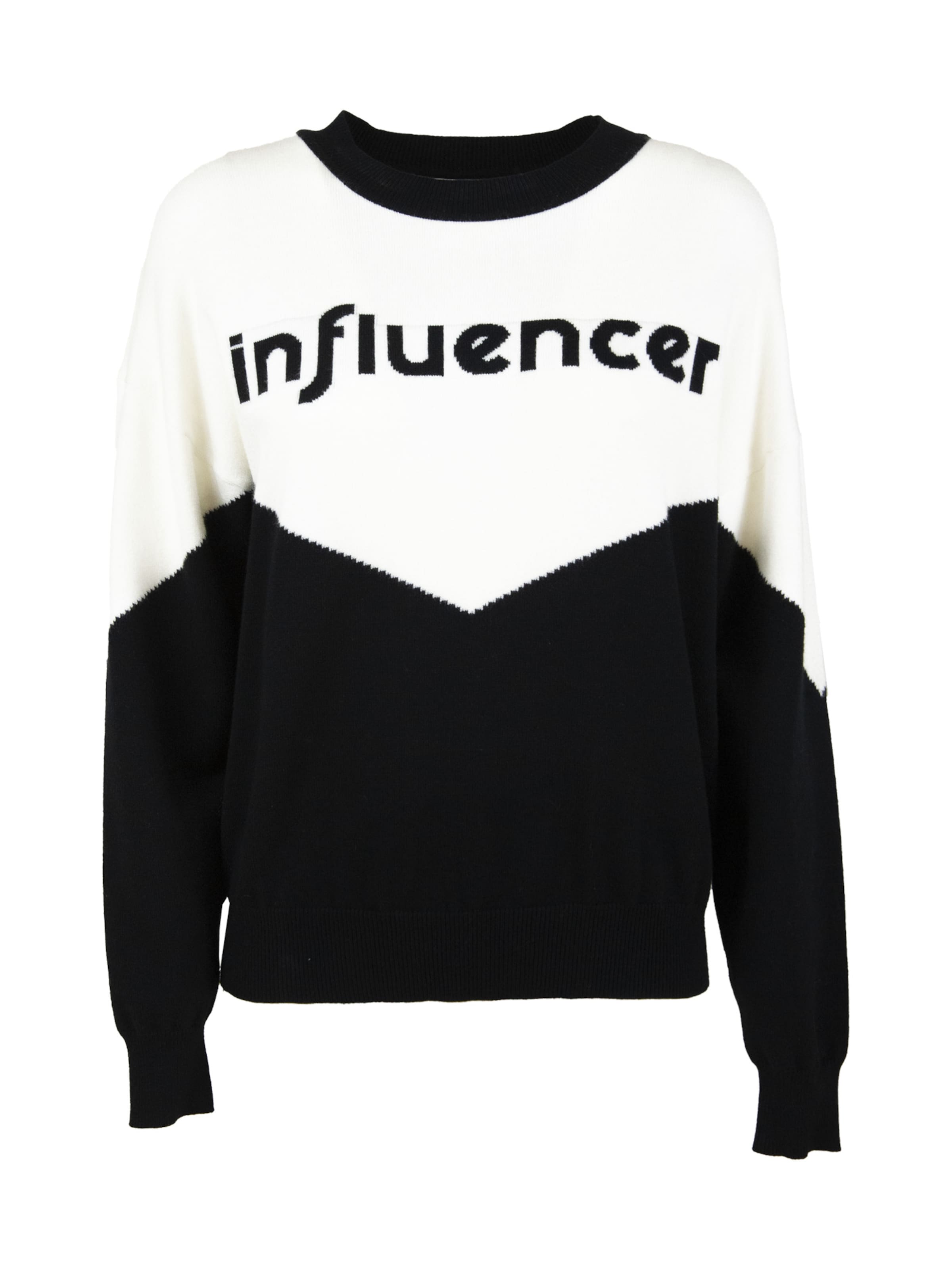 Influencer Sweater in Black: front