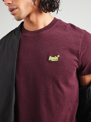 Tricou 'Essential' de la Superdry pe roșu