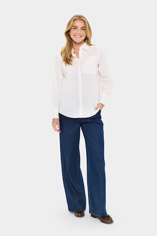 SAINT TROPEZ Shirt in Weiß