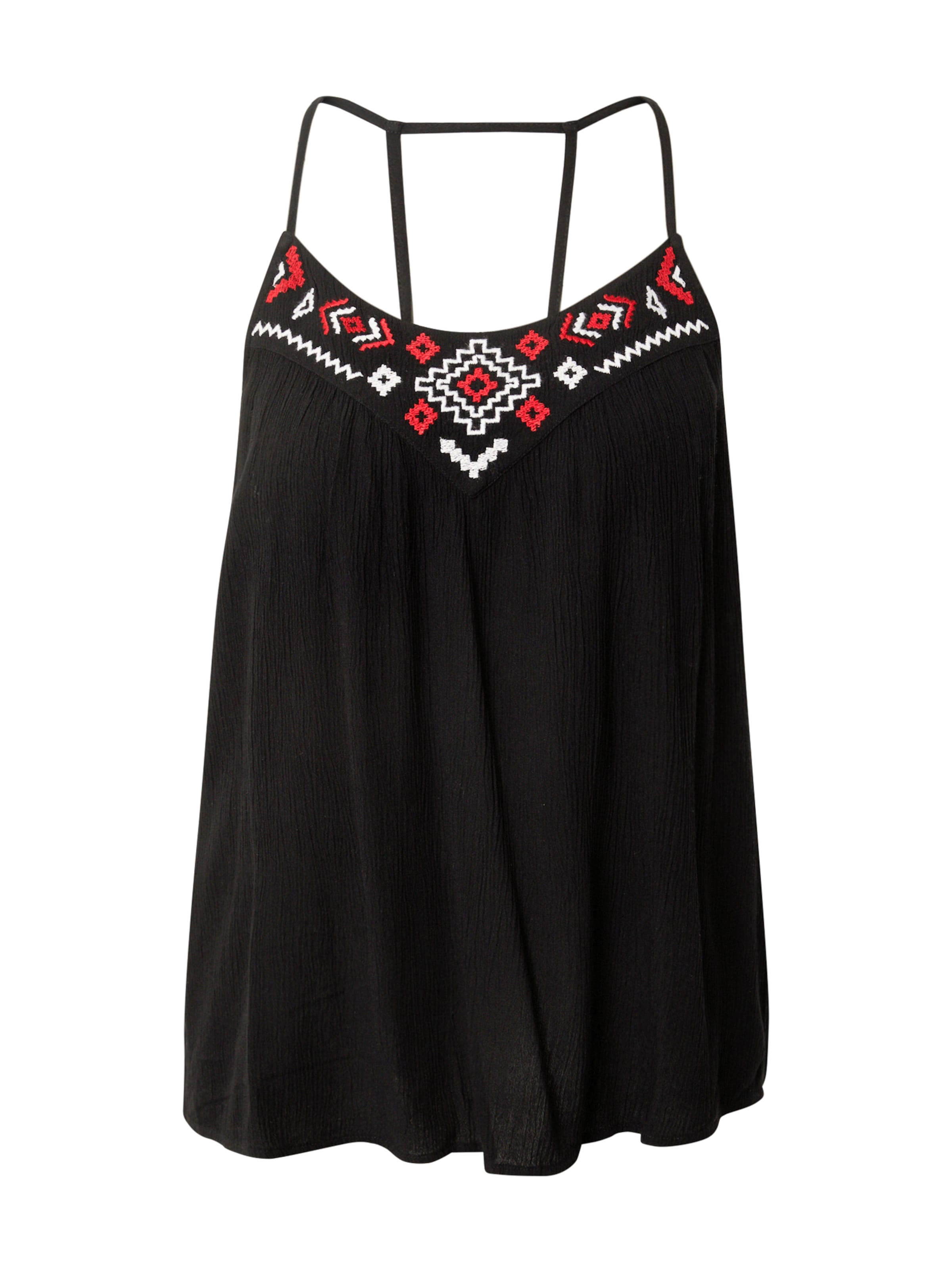 ABOUT YOU Топ 'Carmina' в Черный: спереди