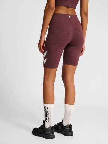 Skinny Pantalon de sport 'Pulse' Hummel en marron