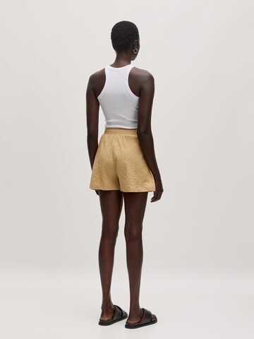 EDITED Flared Pants 'Edna' in Beige