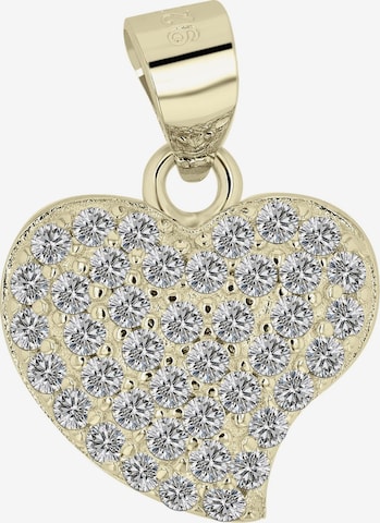 Akzent Anhänger 'Isla, 925 Sterlingsilber, langlebig' in Gold: Vorderseite