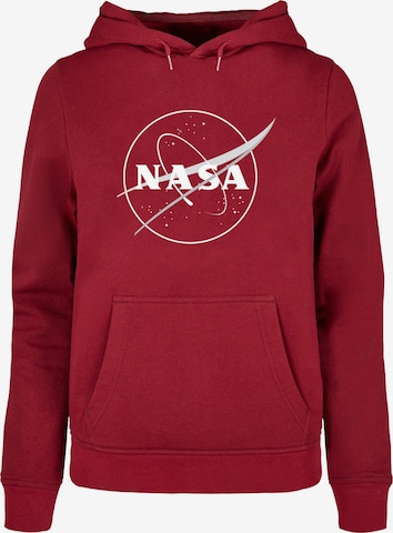 Merchcode Sweatshirt 'Nasa - Galaxy' in Red: front