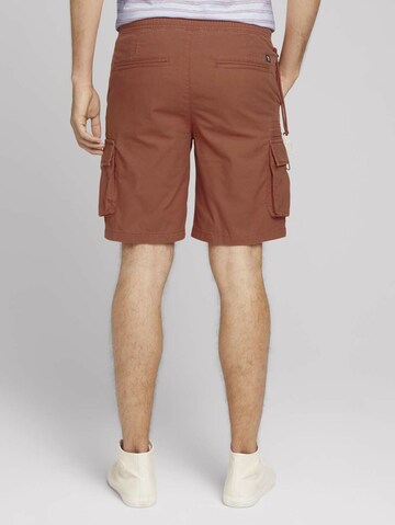 TOM TAILOR DENIM Regular Shorts in Orange